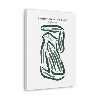 Marion Country Club, Kansas - Printed Golf Courses