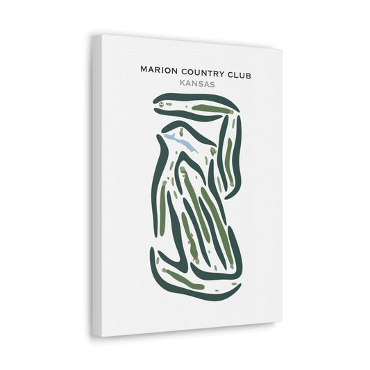Marion Country Club, Kansas - Printed Golf Courses