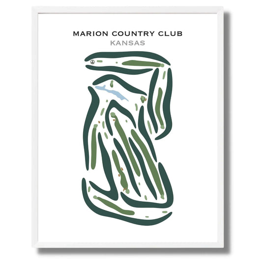 Marion Country Club, Kansas - Printed Golf Courses
