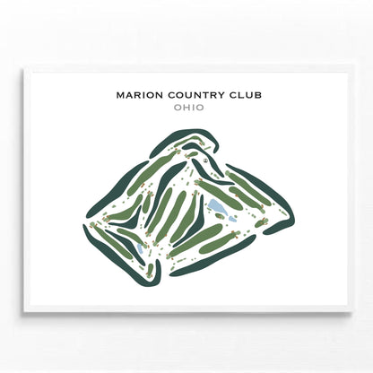Marion Country Club, Ohio - Printed Golf Courses