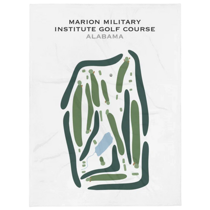 Marion Military Institute Golf Course, Alabama - Printed Golf Courses