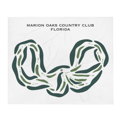 Marion Oaks Country Club, Florida - Printed Golf Courses