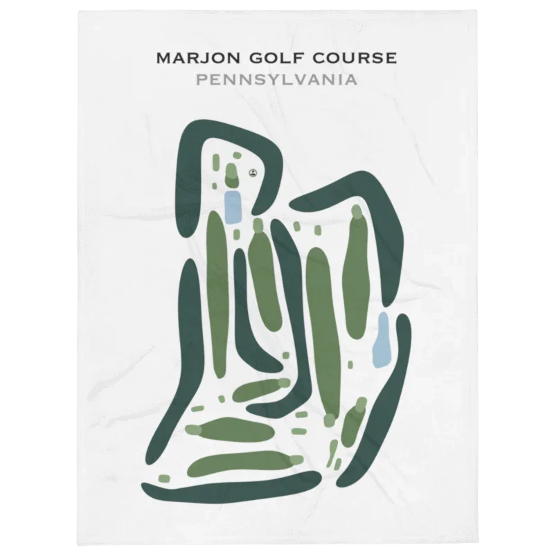 Marjon Golf Course, Pennsylvania - Printed Golf Courses
