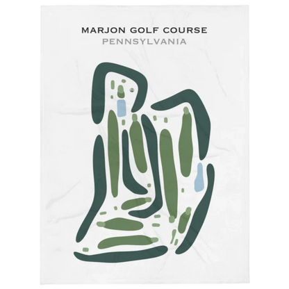 Marjon Golf Course, Pennsylvania - Printed Golf Courses