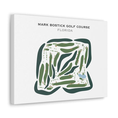 Mark Bostick Golf Course, Florida - Printed Golf Courses