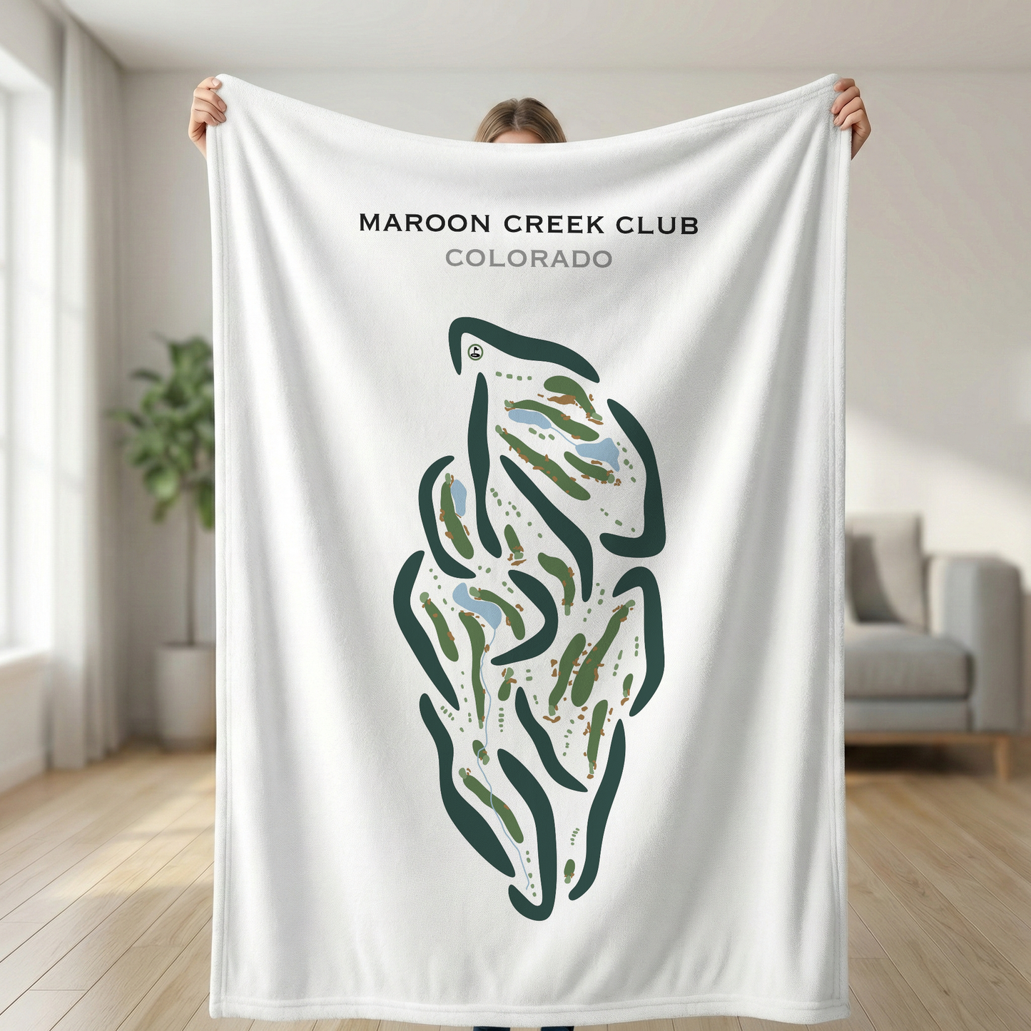 Maroon Creek Club, Colorado - Printed Golf Courses