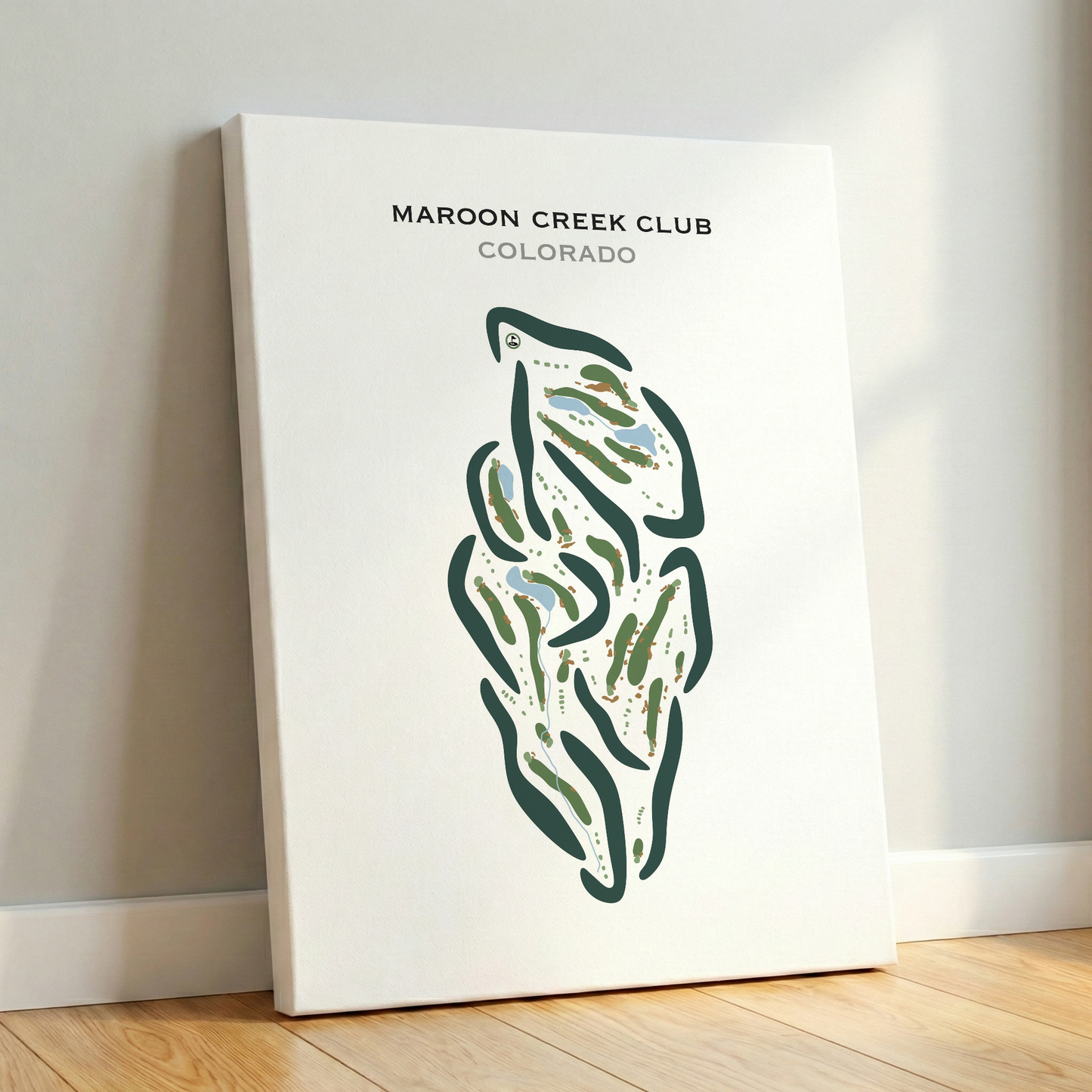 Maroon Creek Club, Colorado - Printed Golf Courses