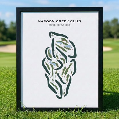 Maroon Creek Club, Colorado - Printed Golf Courses