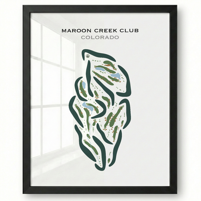 Maroon Creek Club, Colorado - Printed Golf Courses