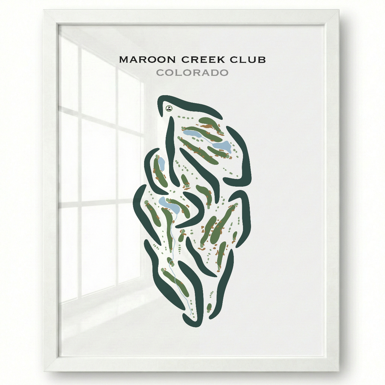 Maroon Creek Club, Colorado - Printed Golf Courses