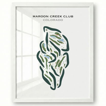 Maroon Creek Club, Colorado - Printed Golf Courses