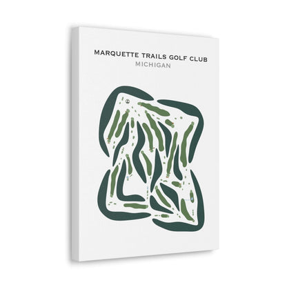 Marquette Trails Golf Club, Michigan - Printed Golf Courses