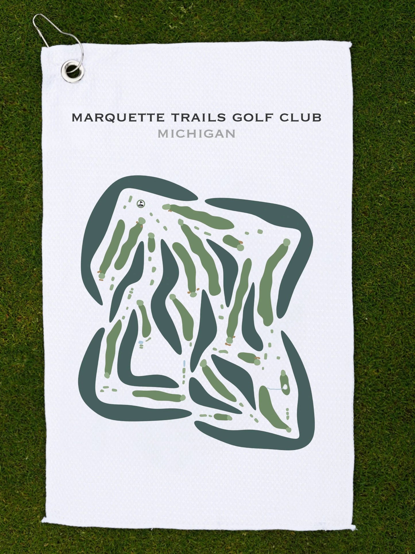Marquette Trails Golf Club, Michigan - Printed Golf Courses