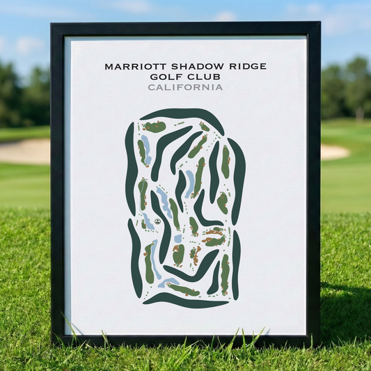 Marriott's Shadow Ridge Golf Club, California - Printed Golf Courses