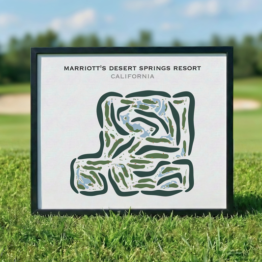 Marriott's Desert Springs Resort, California - Printed Golf Courses