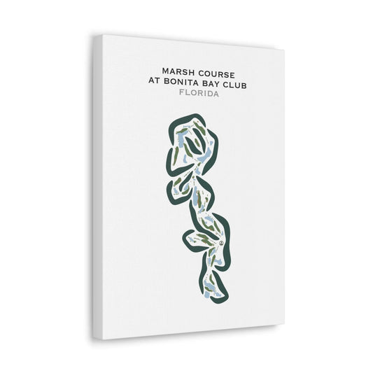Marsh Course at Bonita Bay Club, Florida - Printed Golf Courses
