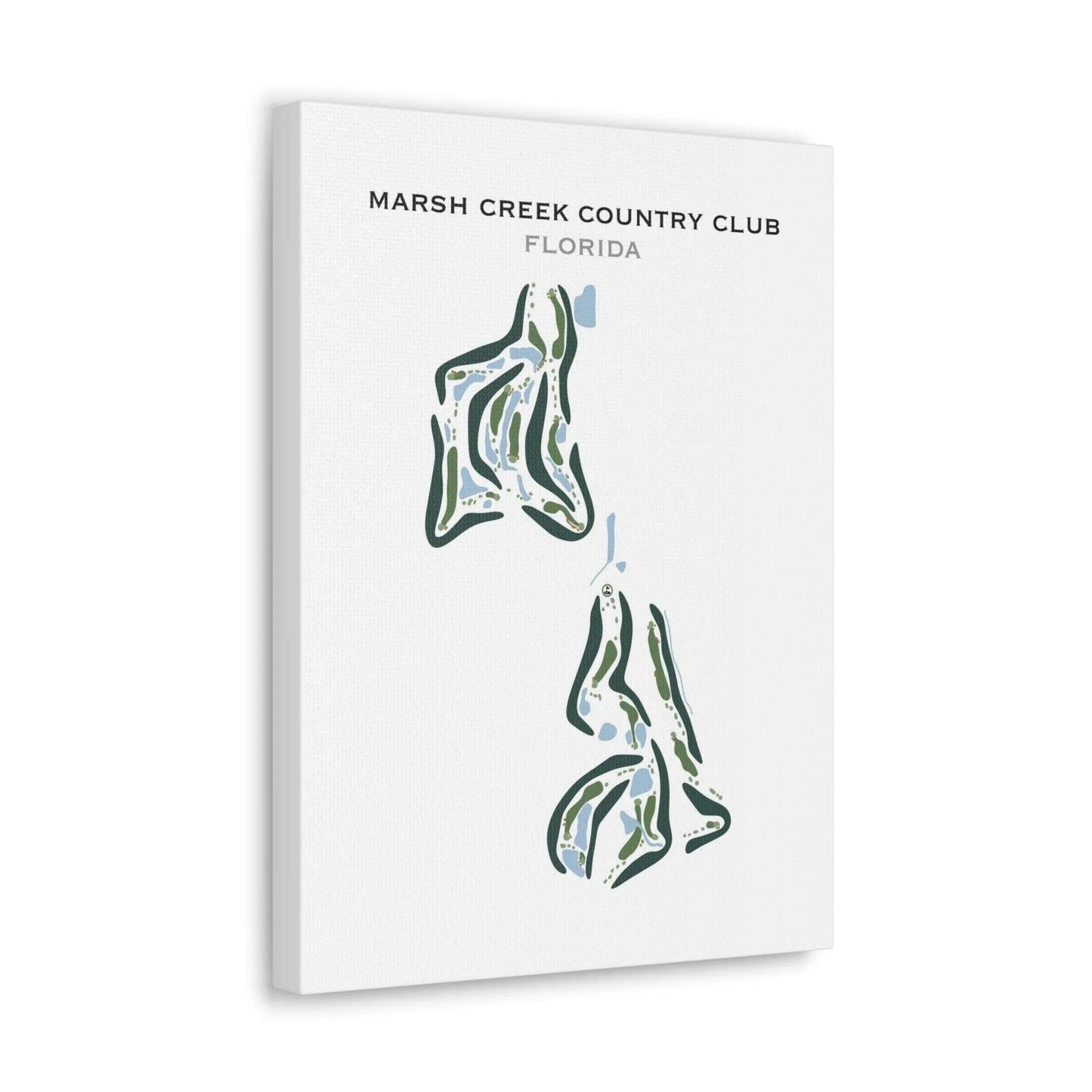 Marsh Creek Country Club, Florida - Printed Golf Course