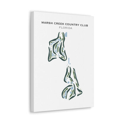 Marsh Creek Country Club, Florida - Printed Golf Course