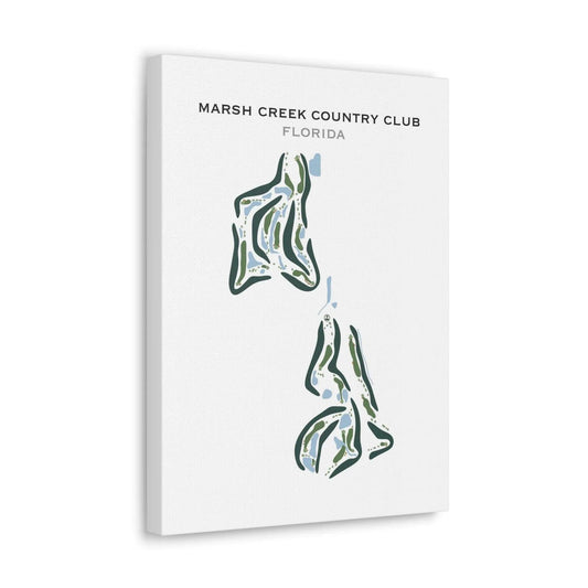 Marsh Creek Country Club, Florida - Printed Golf Course