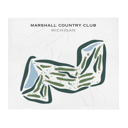Marshall Country Club, Michigan - Printed Golf Courses