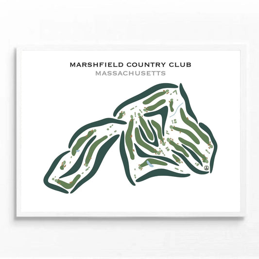 Marshfield Country Club, Massachusetts - Printed Golf Courses