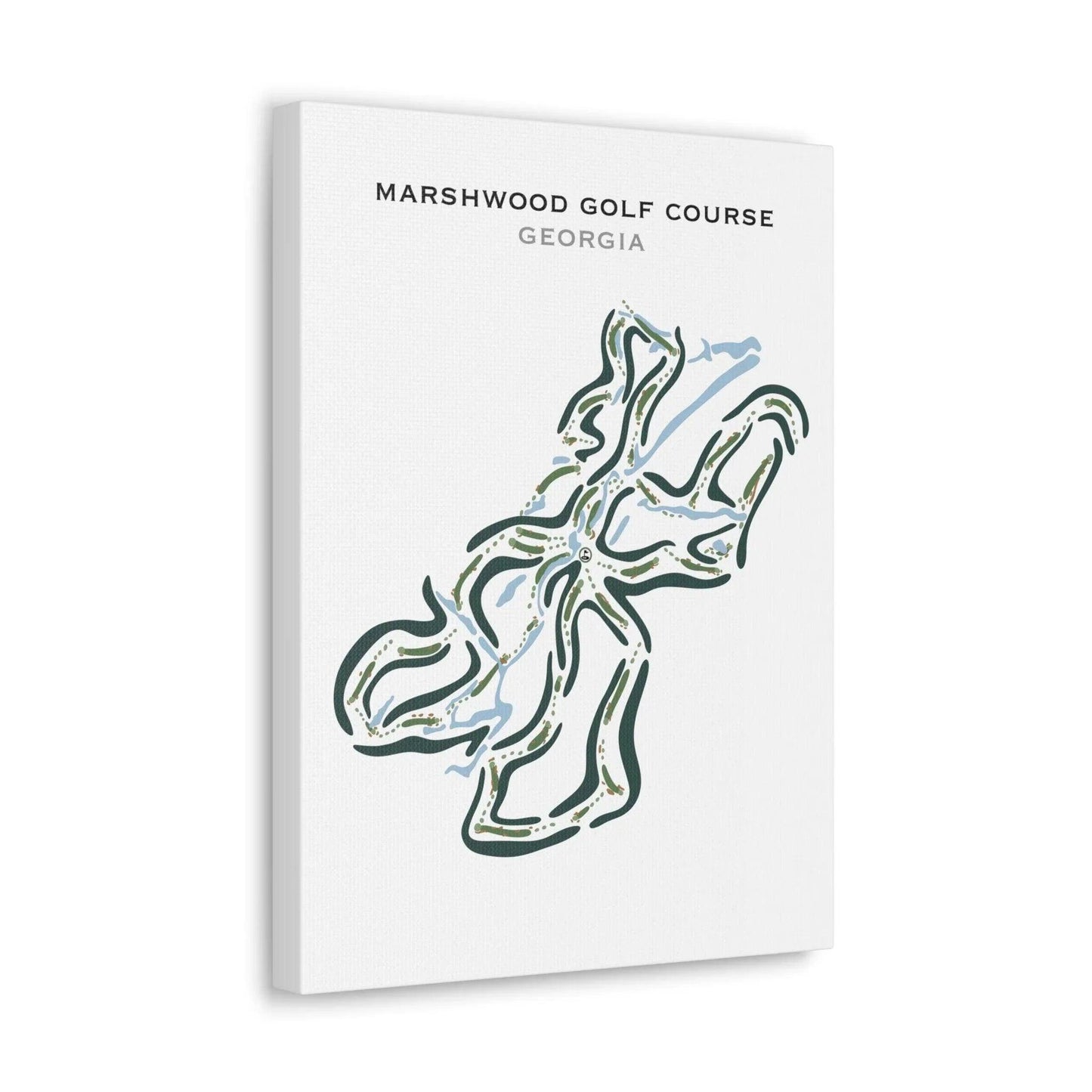 Marshwood Golf Course, Georgia - Printed Golf Courses