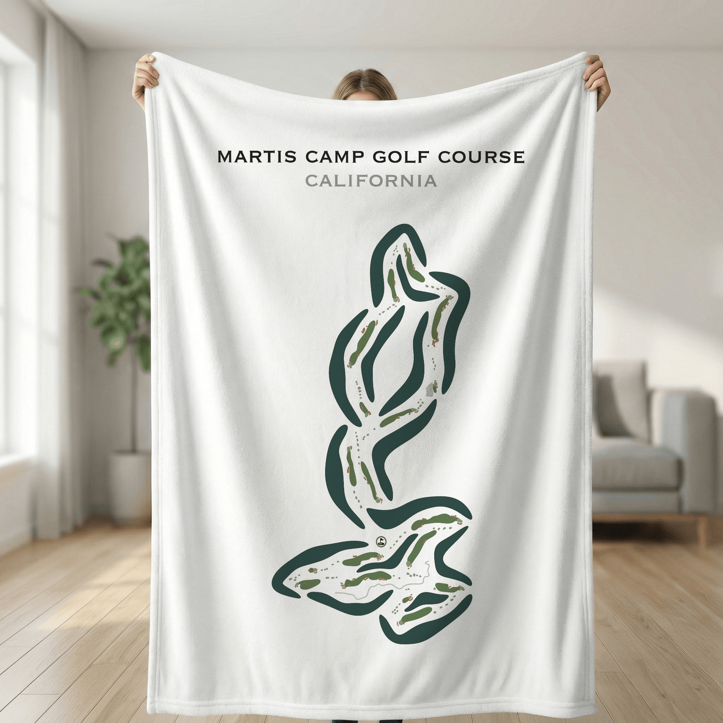 Martis Camp Golf Course, California - Printed Golf Course
