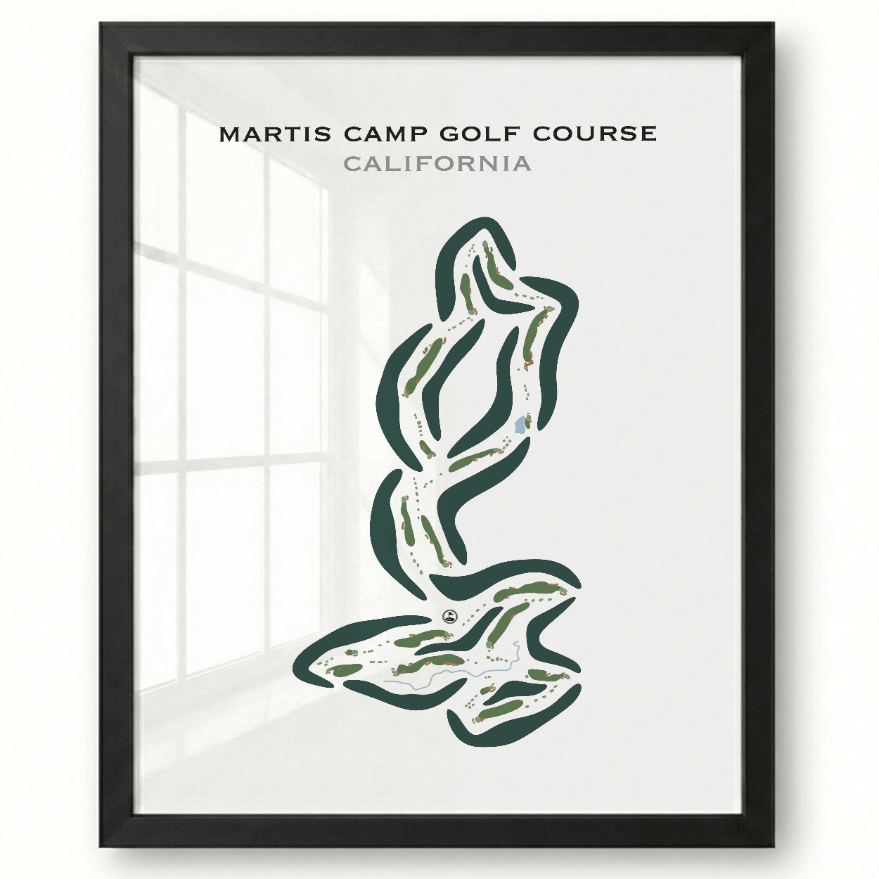 Martis Camp Golf Course, California - Printed Golf Course
