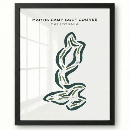 Martis Camp Golf Course, California - Printed Golf Course