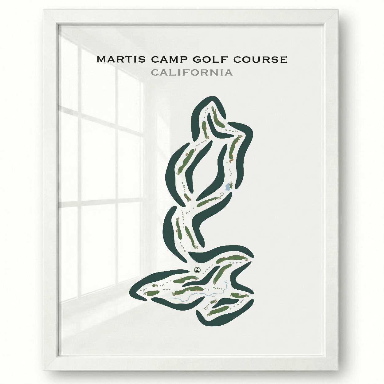 Martis Camp Golf Course, California - Printed Golf Course