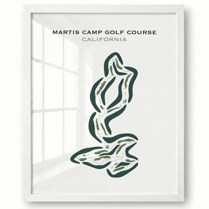 Martis Camp Golf Course, California - Printed Golf Course