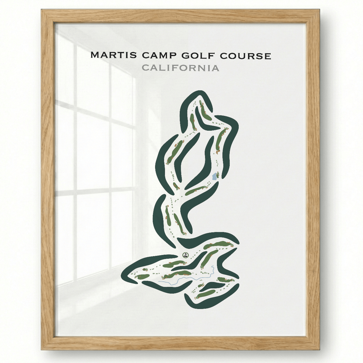 Martis Camp Golf Course, California - Printed Golf Course