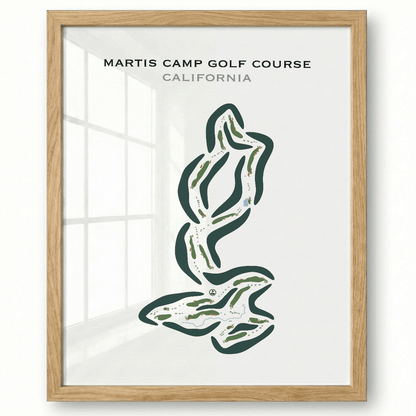 Martis Camp Golf Course, California - Printed Golf Course