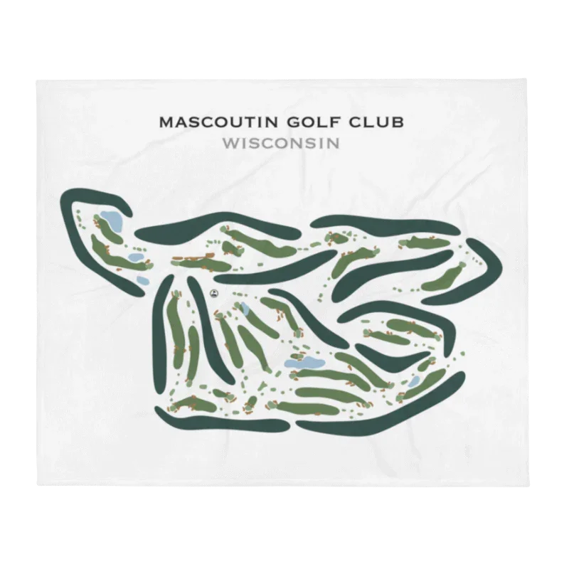 Mascoutin Golf Club, Wisconsin - Printed Golf Courses