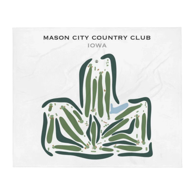 Mason City Country Club, Iowa - Printed Golf Course