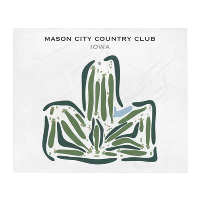 Mason City Country Club, Iowa - Printed Golf Course