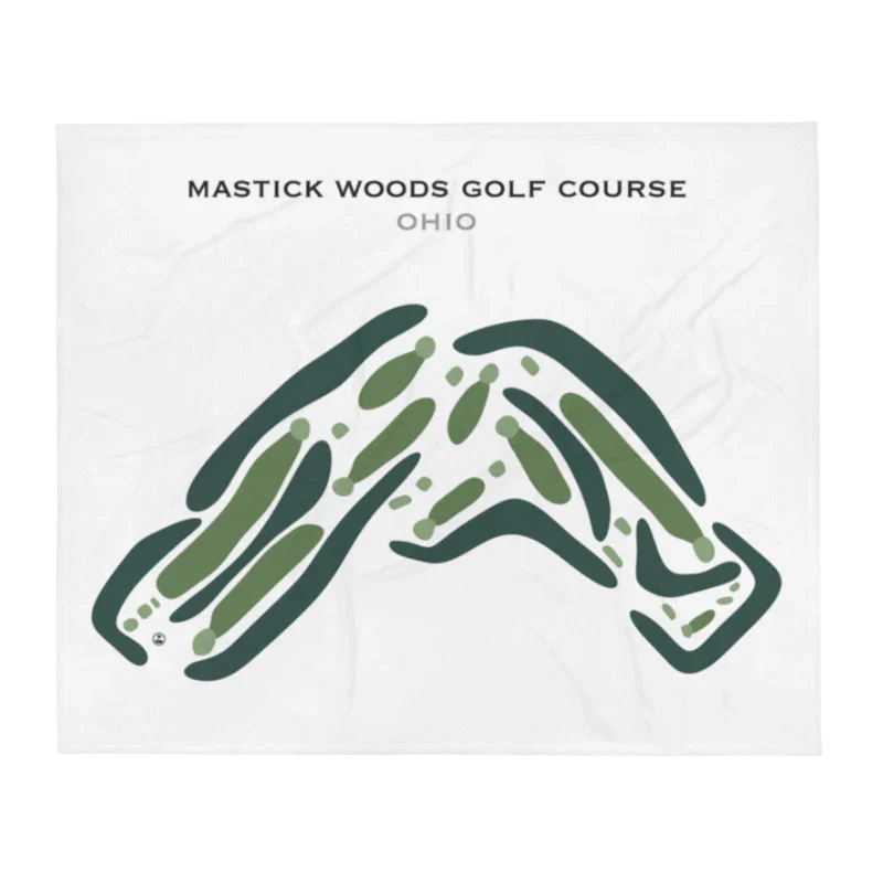 Mastick Woods Golf Course, Ohio - Printed Golf Courses
