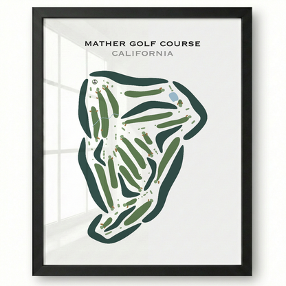 Mather Golf Course, California - Printed Golf Courses