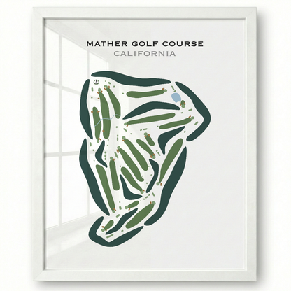 Mather Golf Course, California - Printed Golf Courses