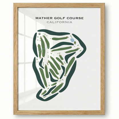 Mather Golf Course, California - Printed Golf Courses