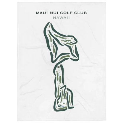 Maui Nui Golf Club, Hawaii - Printed Golf Courses