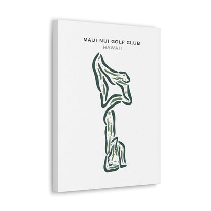 Maui Nui Golf Club, Hawaii - Printed Golf Courses
