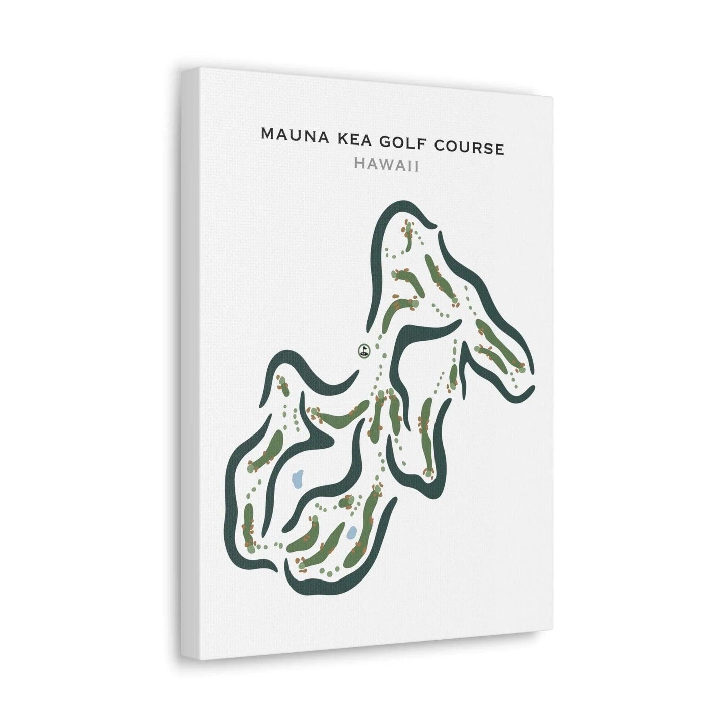 Mauna Kea Golf Course, Hawaii - Printed Golf Courses