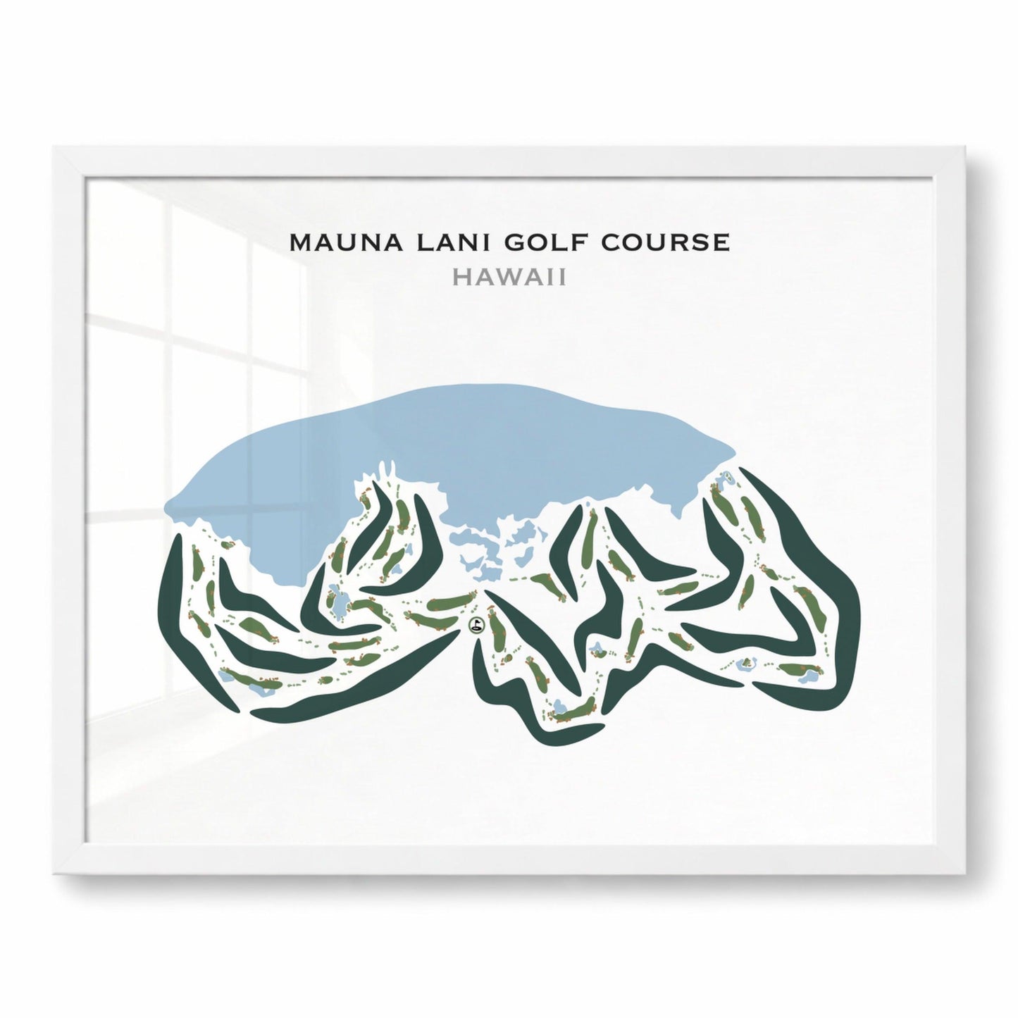 Mauna Lani Golf Course, Hawaii - Printed Golf Courses