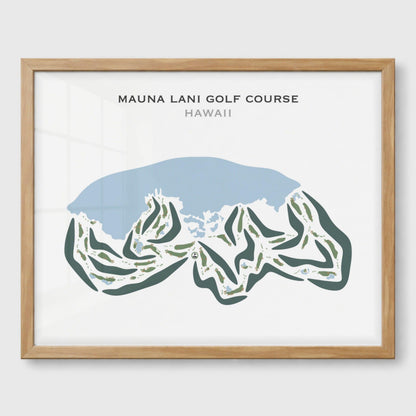 Mauna Lani Golf Course, Hawaii - Printed Golf Courses