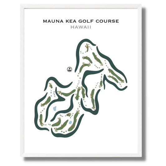 Mauna Kea Golf Course, Hawaii - Printed Golf Courses