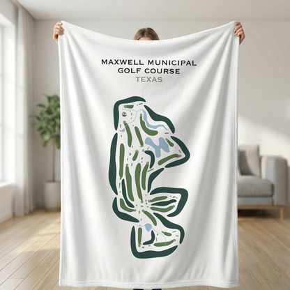 Maxwell Municipal Golf Course, Texas - Printed Golf Courses