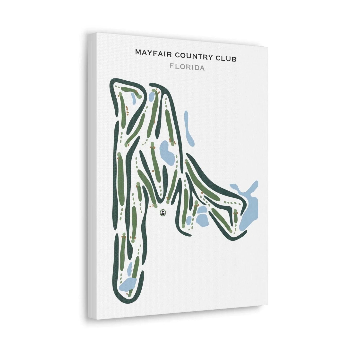 Mayfair Country Club, Florida - Printed Golf Courses