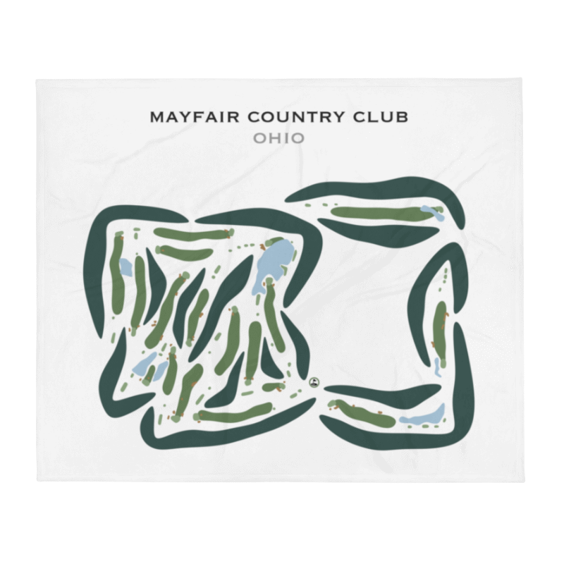 Mayfair Country Club, Ohio - Printed Golf Courses