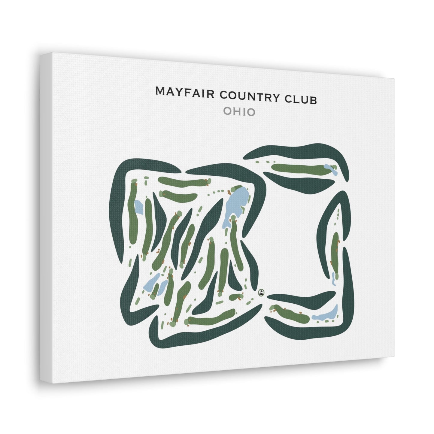 Mayfair Country Club, Ohio - Printed Golf Courses
